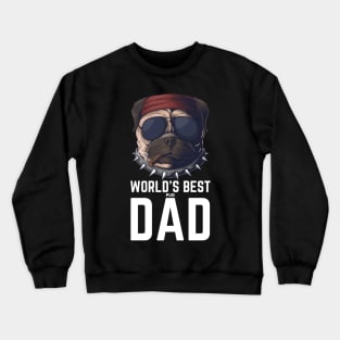 World's Best Pug Dad Crewneck Sweatshirt